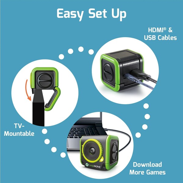 LeapMove är lätt att installera och kräver ingen internetanslutning. (Bildkälla: LeapFrog)