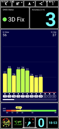 GPS-mottagning utomhus