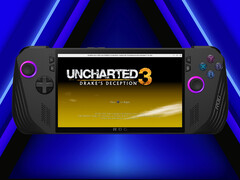 Version 0.9.0 är nu tillgänglig för nedladdning. På bilden: ROG Ally X kör PS4-emulatorn. (Bildkälla: Sony, Asus och ShadPS4 - redigerad)