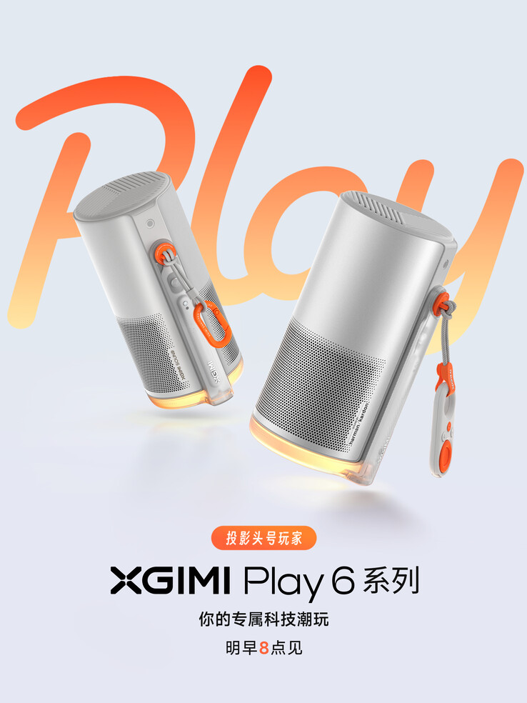 Den portabla projektorn Xgimi Play 6 är på väg att lanseras i Kina. (Bildkälla: Xgimi)