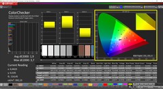CalMAN ColorChecker kalibrerad