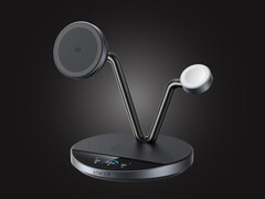 Ankers 3-i-1 MagGo AirCool trådlösa laddningsstation (bilden) kan lanseras i september 2025. (Bildkälla: Wireless Power Consortium)