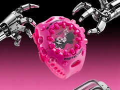 Casios nya rosa G-Shock GA-V01-4A (bilden) har anlänt till Kina. (Bildkälla: Casio)