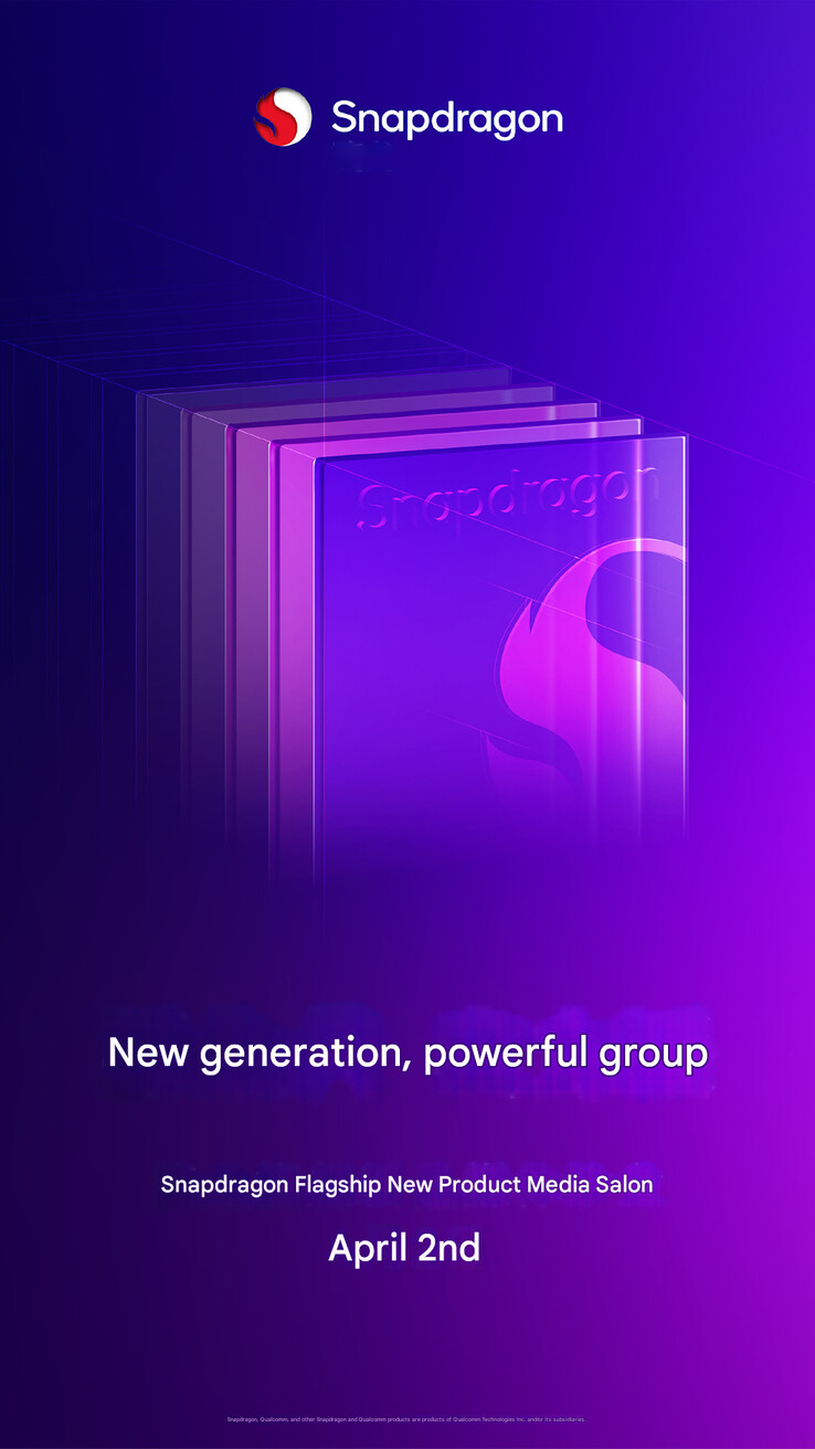 Teaser-affisch för tillkännagivandet (Bildkälla: Qualcomm - maskinöversatt)