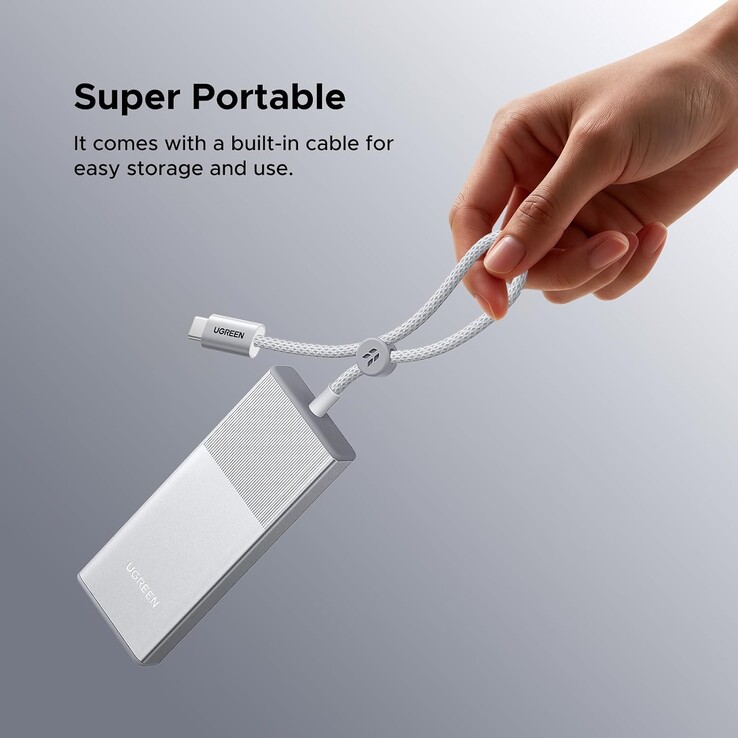 Höljets inbyggda USB-kabel