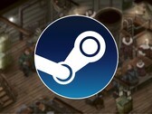 En bild som visar Steam-logotypen och spelet The Pale Beyond, nu med 80% rabatt.