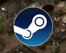 En bild som visar Steam-logotypen och spelet The Pale Beyond, nu med 80% rabatt.