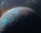 En konstnärs illustration som visar en exoplanet.
