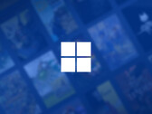 Windows 11 dominerar fortfarande listan. På bilden: Windows 11-logotypen på Steam-bakgrund.