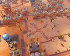 En bild som visar byggnader i SteamWorld Build, som nu säljs med 80 % rabatt på Steam.