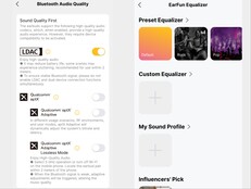 LDAC- och EQ-inställningar