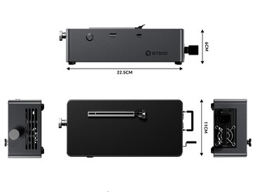 G-Dock erbjuder USB Type-C och OCuLink (Bildkälla: Gtbox)