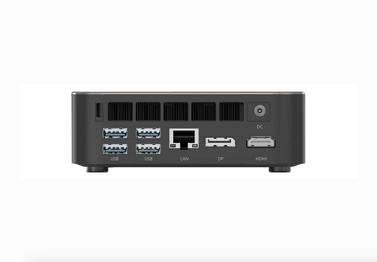 Mini-datorn Links LC7530 har ett gediget utbud av portar, däribland sex USB 3.2 Type-A-portar. 