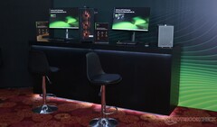 Nvidia visade upp stationära och bärbara datorer i RTX 50-serien och pekade på den indiska marknadens potential. (Bildkälla: Notebookcheck)