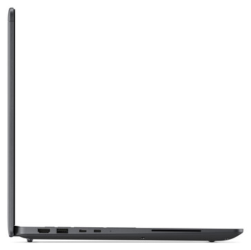 Dell Pro Precision 5 16S-portar till vänster.