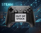 Steam Controller visas med "out of stock"-skylt