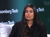 En skärmdump av Xbox CEO Asha Sharma som talar med Bloomberg