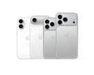 Hela iPhone 17-serien, inklusive standardvarianten, kommer att ha "ultratunna" ramar. (Bildkälla: 数码闲聊站 via Weibo)