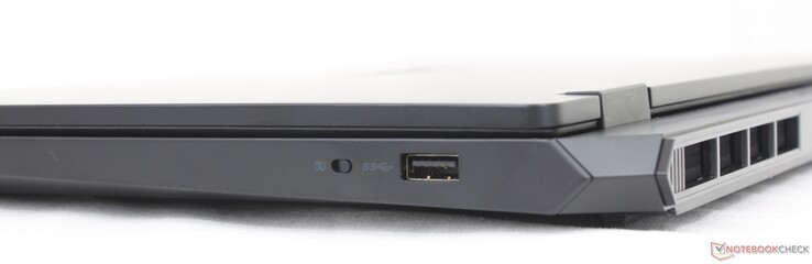 Rätt: Kamerans nödstopp, USB-A (5 Gbps)