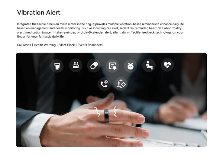 Vibe är en ny smart ring med vibrationsmotor och touch-ingångar (Bildkälla: Rollme)