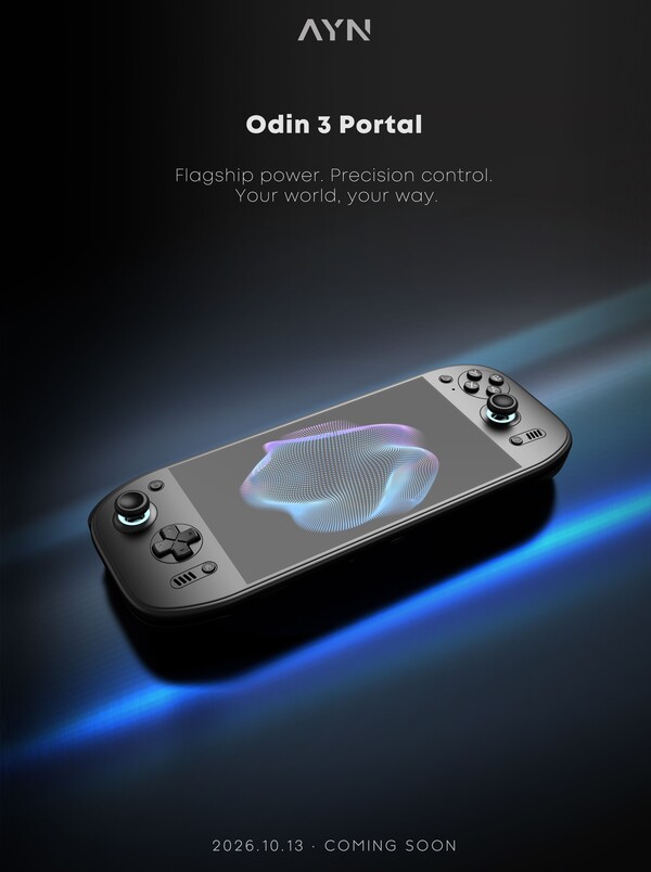 Ayn Odin 3 Portal har en design som liknar den hos Odin 2 Portal.