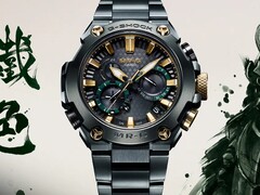 Klockorna Casio MRG-B2000BG-3A (bilden) och MRG-B2000RG-3A har lanserats i Europa. (Bildkälla: Casio)