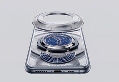 Caviar packar in en Patek Philippe Celestial i fodralet till en Apple iPhone 17 Pro Max.
