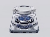 Caviar packar in en Patek Philippe Celestial i fodralet till en Apple iPhone 17 Pro Max.