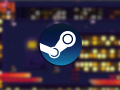 Random Access Mayhems fulla version kommer med över 20 nya nivåer. På bilden - en skärmdump från spelet med Steam-logotypen ovanpå. (Bildkälla: Steam - Redigerad)