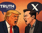 Trump och Musk förtalar nu varandra på sina sociala nätverksplattformar. (Bildkälla: AI genererad)