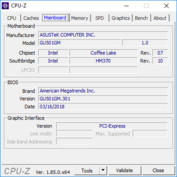 CPU-Z: Moderkort