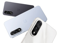 OnePlus Nord 5 finns i färgalternativen Dry Ice, Marble Sands och Phantom Grey. (Bildkälla: OnePlus)