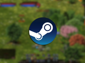 Dreadmyst lanseras officiellt den 9 januari på Steam. På bilden - en officiell skärmdump från spelet med Steam-logotypen ovanpå. (Bildkälla: Steam - redigerad)