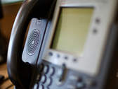 En fast telefon
