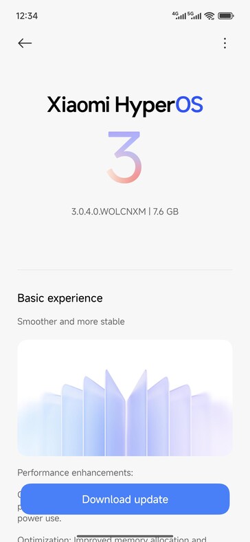 Stabil HyperOS 3-uppdatering för Redmi Turbo 4 Pro. (Bildkälla: Reddit-användare u/h3lione)