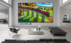 LG har lanserat en ny Micro RGB evo MRGB95 TV (bilden). (Bildkälla: LG)