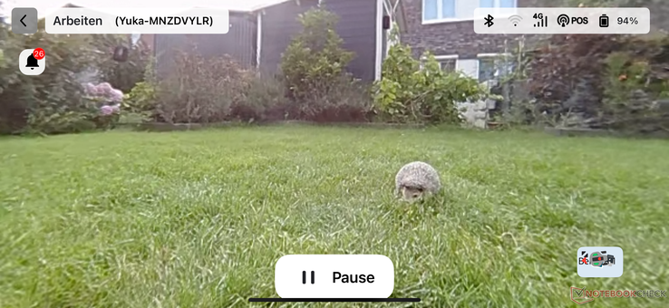 Det är också möjligt att se trädgården på avstånd via livevideo