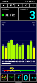 GPS-mottagning utomhus