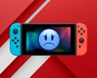 Original Switch-konsolen visas med sorgsen min