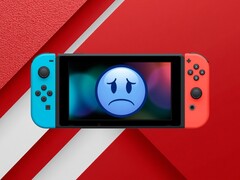 Original Switch-konsolen visas med sorgsen min