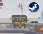 Tiny Bookshop ligger på en handritad karta och varje plats har sin egen kundkrets. På bilden - en skärmdump från spelet med Steam-logotypen överlagrad (Bildkälla: Steam - Redigerad)
