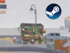 Tiny Bookshop ligger på en handritad karta och varje plats har sin egen kundkrets. På bilden - en skärmdump från spelet med Steam-logotypen överlagrad (Bildkälla: Steam - Redigerad)