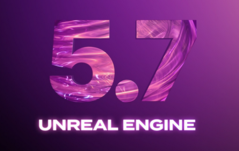 En banner som visar Epics tillkännagivande av Unreal Engine 5 (bildkälla: Epic Games)