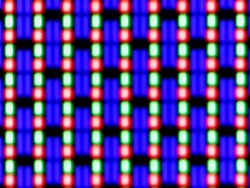 Sub-pixel matris