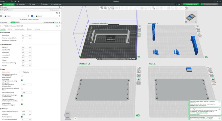 Bambu Studio erbjuder många funktioner och körs stabilt; molnbaserad sändning och utskriftsövervakning är bekvämt