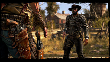 En bild som visar en duell i Call of Juarez: Gunslinger.