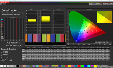 ColorChecker (profil: Pro | Standard, målfärgrymd: sRGB)