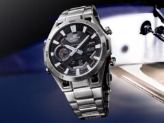 Casios klocka Edifice Sopsensione ECB-2300D (bilden) kan komma att lanseras inom kort. (Bildkälla: Ersa Watch, redigerad)