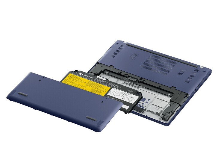 De kommande bärbara datorerna Dynabook XP9/XP7 och X9/X7 kommer att ha batterier som användaren själv kan byta ut.