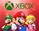 Mario och andra Nintendo-karaktärer under Xbox-logotypen (Bildkälla: Nintendo of America, Xbox gaming med redigeringar)